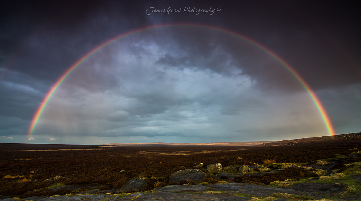 Stanage Rainbow - Peak District Photography Stanage Rainbow - Peak District Photography