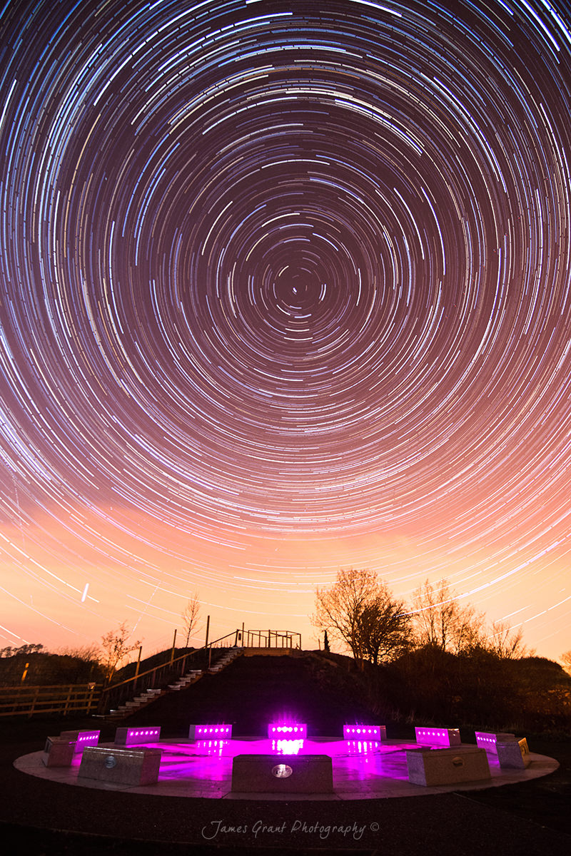 Wirksworth Stardisc Startrails - Peak District Photography Wirksworth Stardisc Startrails - Peak District Photography