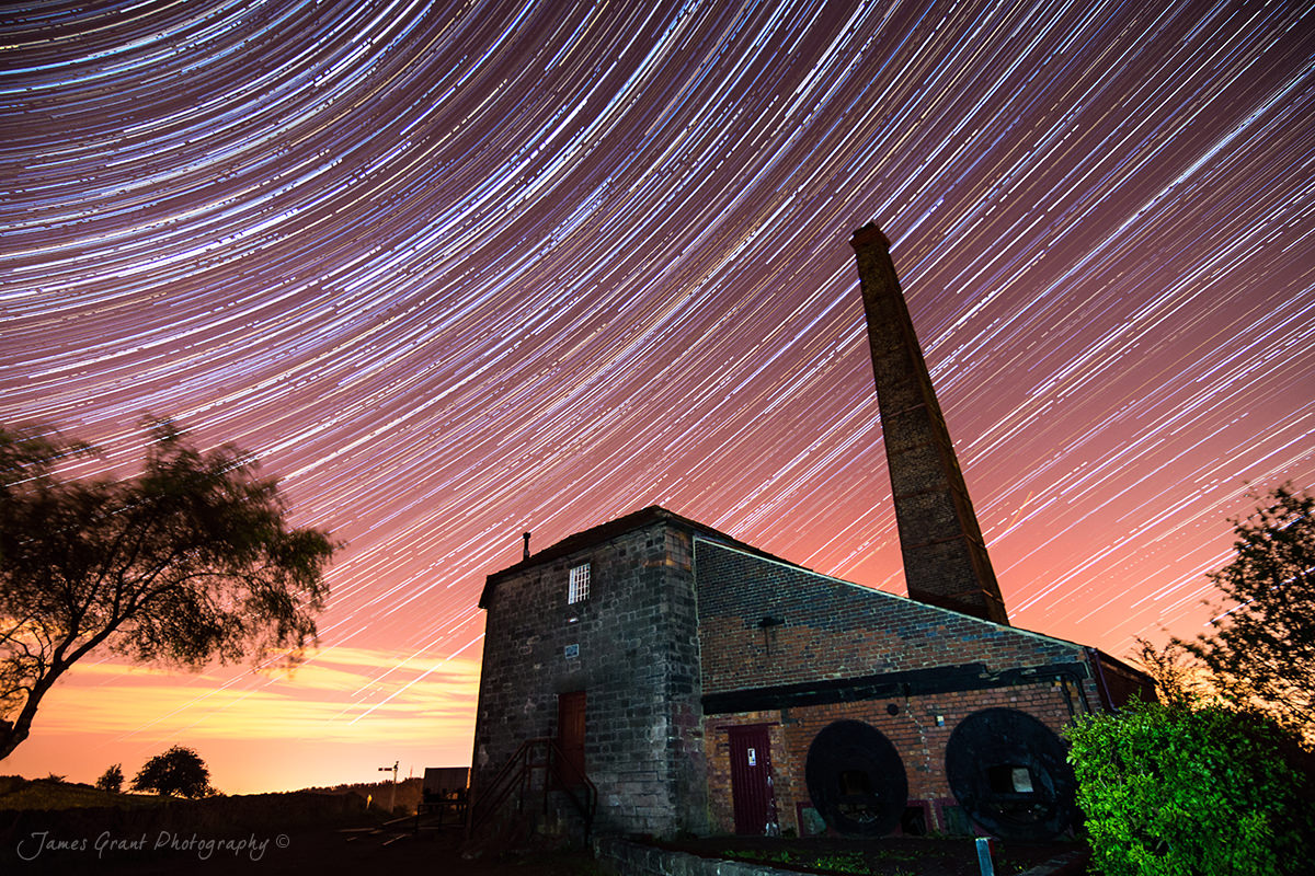 Middleton Top Star Trails - Peak District Photography Middleton Top Star Trails - Peak District Photography