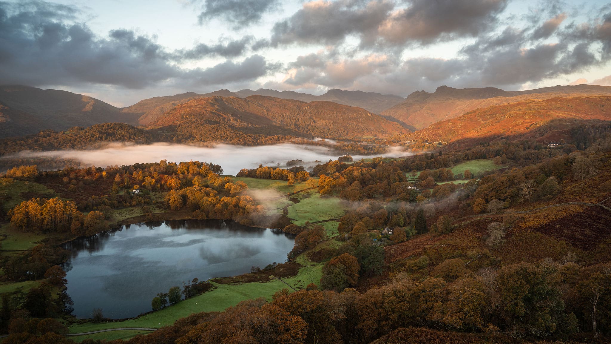 Loughrigg Fell Sunrise Reflections – Lake District Photography