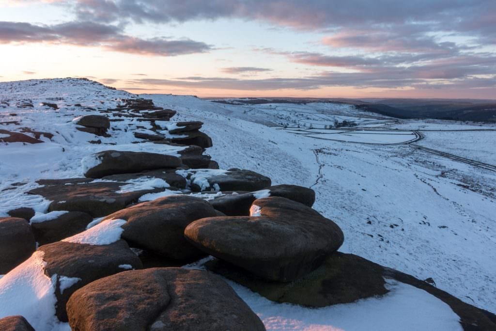 Gritstone Edges in Winter Peak District Photography Workshop