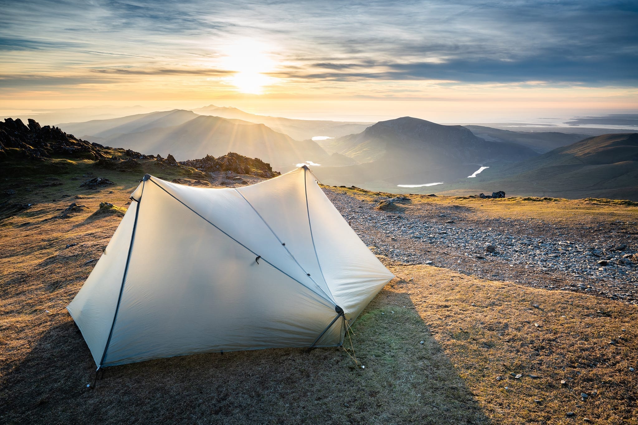 Tarptent Wild Camping on the Rhyd Ddu Path - Snowdonia Wild Camping Photography Workshop