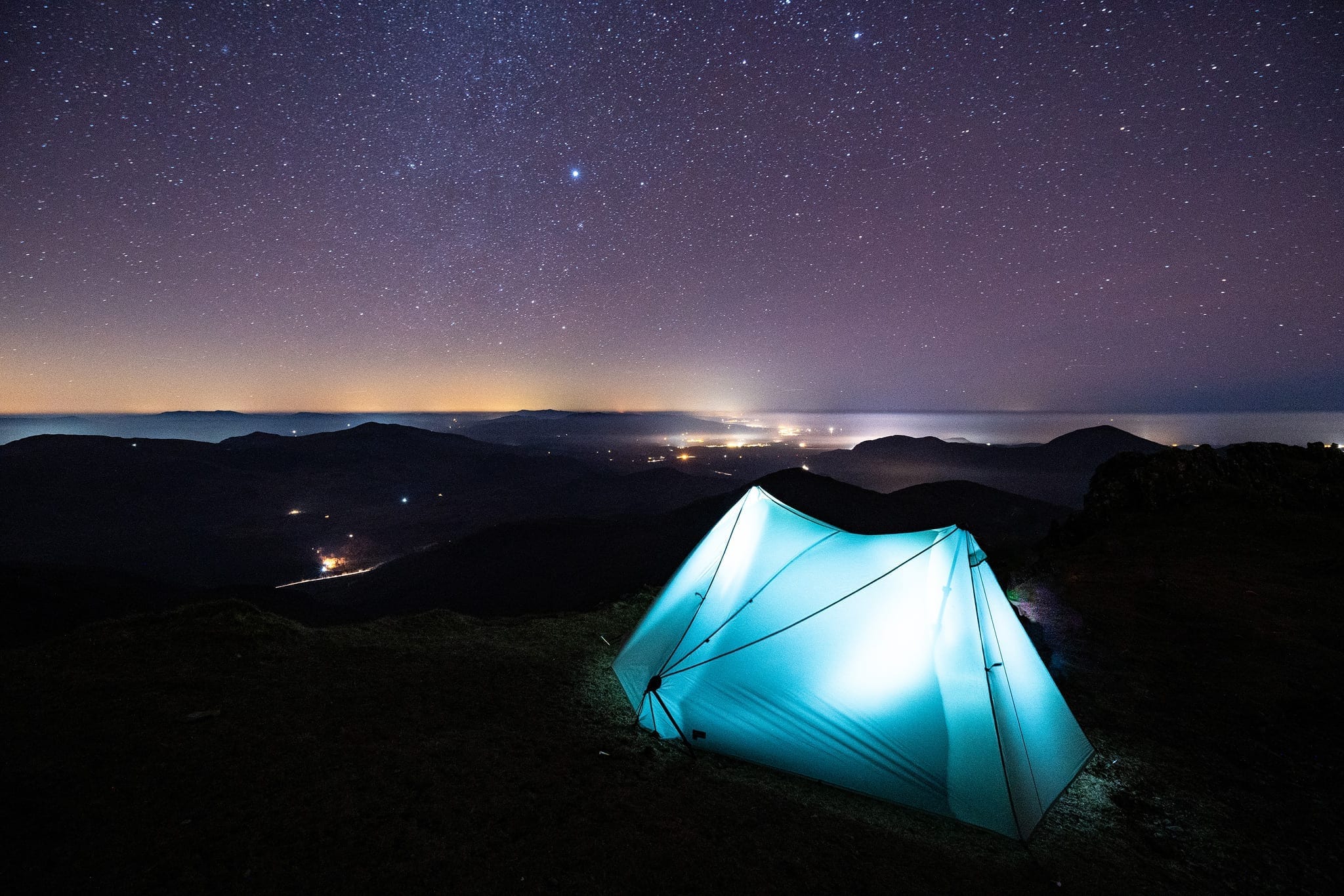 Tarptent Wild Camping on Snowdon - Snowdonia Wild Camping Photography Workshop